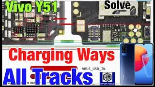 Vivo Y51 Not Charging Problem Solution,Charging ways,Not Charging All Fast Tracks Jumper Solution📲✅
