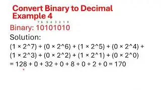 Binary to Decimal Conversion