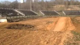Deadly jump on Kawasaki KX65