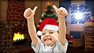 С НОВЫМ ГОДОМ В МАЙНКРАФТ! #майнкрафт#minecraft#видео#video
