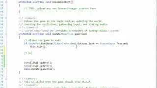 XNA Tutorial 9 - Scrolling Background