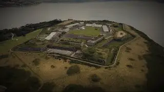 Dronie from the Prison Spike Island Fort Mitchel