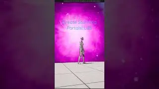 Create Stunning Portals in Unreal Engine Niagara #unrealengine #gamedevelopment #tutorial #shorts