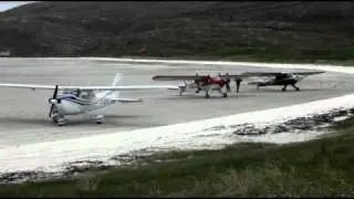 Barra Airport på Hebridene