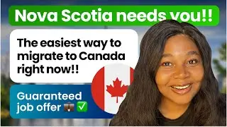 BREAKING NEWS! Nova Scotia's New PR Pathway | The Easiest way to Canada 2024 🇨🇦