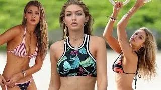 Gigi Hadid puts her incredible bikini body on show again in Miami. Apr 2015