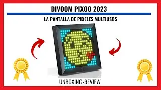 😃 Divoom Pixoo Marco de Fotos Digital 16x16 2023 lo mejor para tu setup 🔝😃