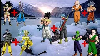 Dragon ball characters fusion 😈 #anime #dbs #goku #fusion