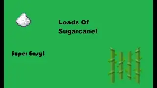 How To Make An Automatic Sugar Cane Farm In Minecraft! | 1.14 + |