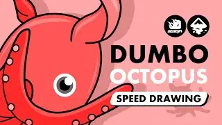 DUMBO OCTOPUS || INKSCAPE DRAWING || AZAZYN
