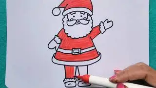 How to draw Santa Claus / Santa Claus Drawing easy