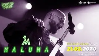Maluma - Telenor Arena - Oslo, Norway ( 21.02.2020 )