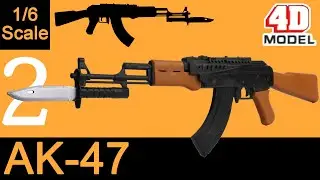 AK-47 1/6 scale model DETAILED review (Light weapon model series Vol. 1)