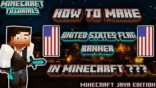 How to make a United States Flag Banner in Minecraft?