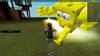 Сумасшедший СПАНЧБОБ в Roblox