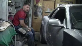 Nissan Skyline. Часть 2. Выравниваем и грунтуем крыло.