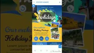 Poster maker & Banner maker using phone