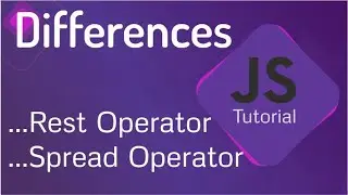 Spread Operator vs. Rest Operator | Rest parameters and spread operator | es6 spread operator