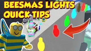 BEESMAS 2020 - HOW TO COLLECT BEESMAS LIGHTS | Bee Swarm Simulator Quick Tips