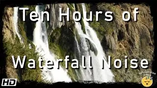Serenity Falls: 10 Hours of Soothing White Noise Waterfall Ambience