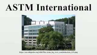 ASTM International