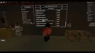 Lederboard in a Zombie game