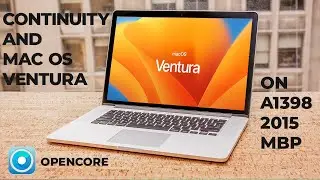 Continuity and Ventura on Unsupported Macbook pro 15 inch mid 2015 a1398 | Opencore