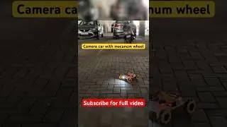 Camera car with mecanum wheels | esp32cam #shorts #esp32cam #hashincludeelectronics