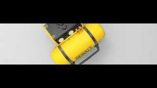 3ds Max exploded animation of a compressor DEWALT