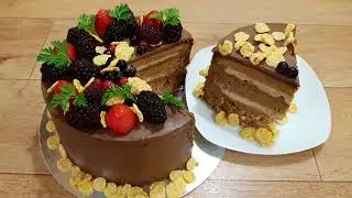#ганашшоколадний#тортзганашем#начинка_ганаш#рецептганаша Шоколадний ганаш Начинка в торт та тістечка