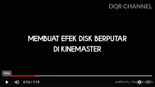 membuat efek disk berputar dengan kinemaster