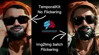 AI Animation Showdown: Smooth vs. Sharp | Temporalkit vs. img2img Batch