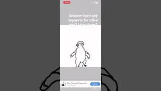 Drawing a penguin for a personal project of mine!