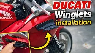 CBR 250 WINGLETS INSTALLATION / DUCATI WINGLETS 🚀🔥