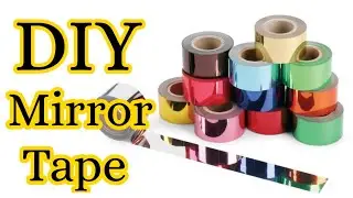 How to make mirror tape at home||Sajal's Art
