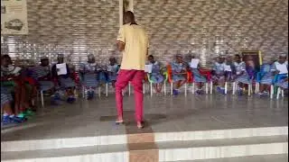 Holy Child Secondary School Special Choir Makurdi, rehearsing “Dinwenu Na-Enye Ndu Ebebe