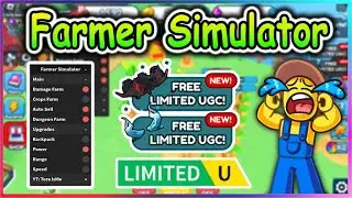 [FREE UGC] Roblox Farmer Simulator Script - Auto Farm | Auto Dungeon | Auto Hatch