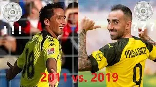 Borussia Dortmund - Der große Mann-gegen-Mann-Vergleich 2011 vs 2019