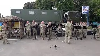 Кролевець. Концерт військового оркестру, 58 бригада