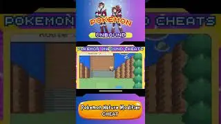 Master Your Pokémon's Nature! Pokémon Unbound Nature Modifier Cheat #shorts #pokemon #gaming