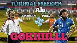 WAJIB COBA🔥 CARA FREEKICK  BECKHAM DAN PIRLO DI EFOOTBALL PES PPSSPP YANG GACOR PARAH