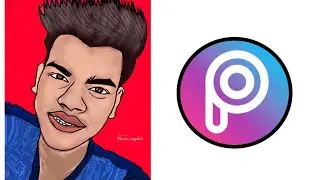 Vector Portrait in Picsart | #vector_art | picsart tutorials
