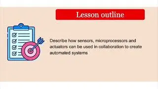 Unit 6  - Automated Systems Lesson 1