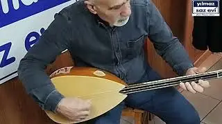 Oyma Dut Bağlama Kısa Sap 39.5 cm