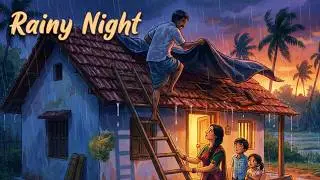 A 90s Rainy Night in a South Indian Village 🌧️ | Cozy Family ASMR