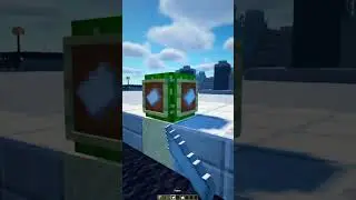 Minecraft: Working Trash Can #shorts