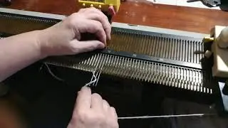 4 способа набора петель на вязальной машине Нева-5