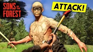 FIGHTING FOR MY LIFE! Sons of the Forest Episode 13