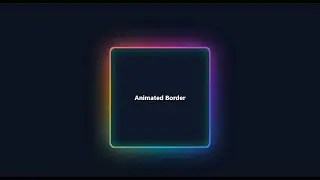 Live Coding: Learn How to Make Animated Border | HTML & CSS only