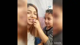 макияж от 5-летнего мальчика для мамы....